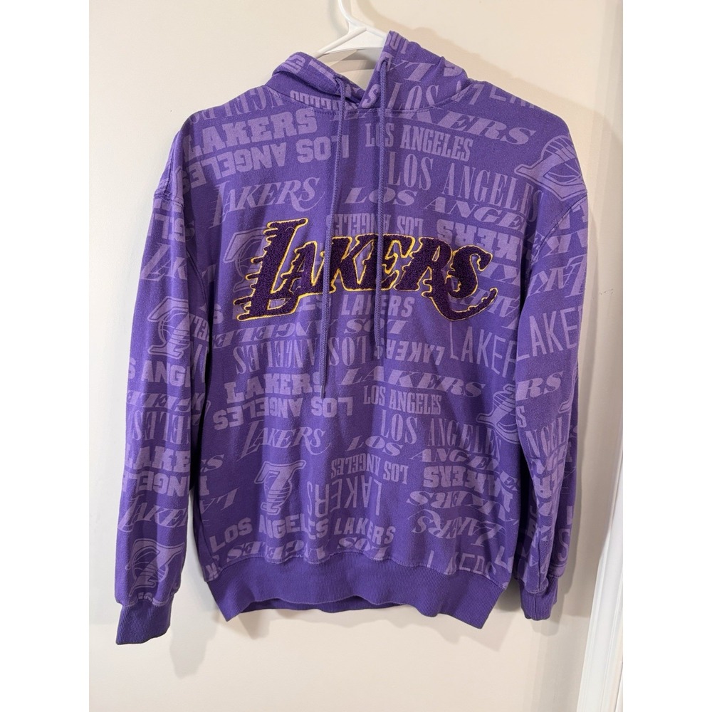 Los Angeles Lakers Hoodie Women's Size XS Purple Sweatshirt Long Sleeve NBA